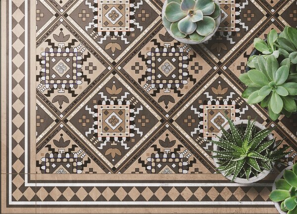 Tappeto in vinile Geometria araba