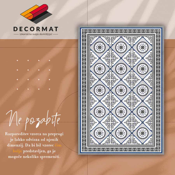 Passatoia vinile Diamanti geometrici
