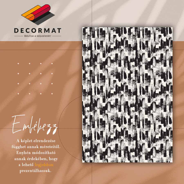 Tappeto vinile Tratti di pennello
