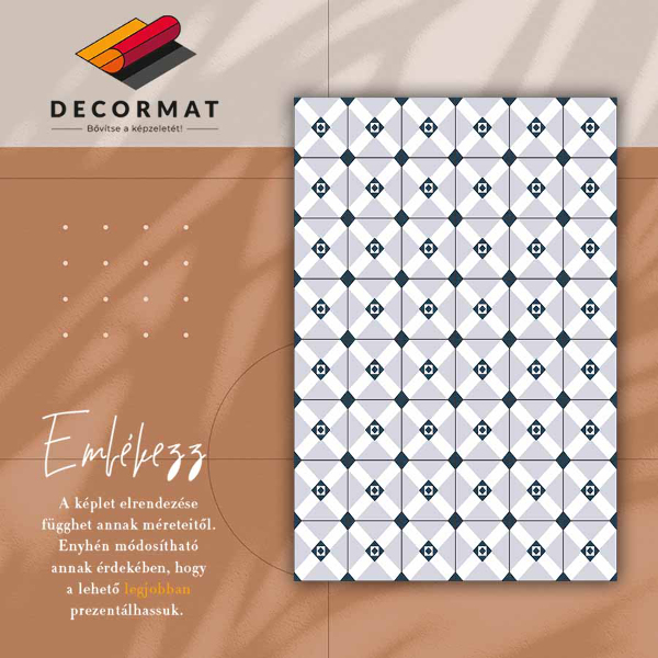 Passatoia vinile Diamanti geometrici