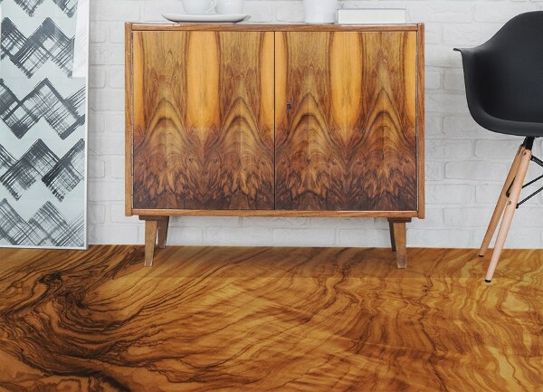 Tappeto in vinile Barattoli di legno