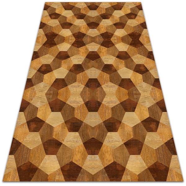 Tappeto vinile Geometria del parquet