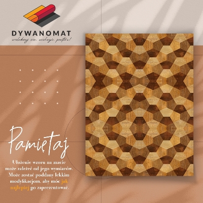 Tappeto vinile Geometria del parquet