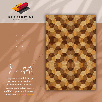 Tappeto vinile Geometria del parquet