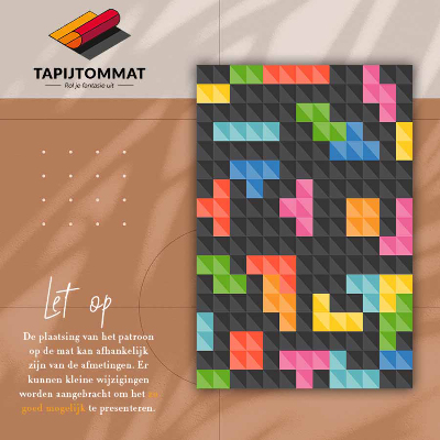 Tappeto vinile Cubi di tetris