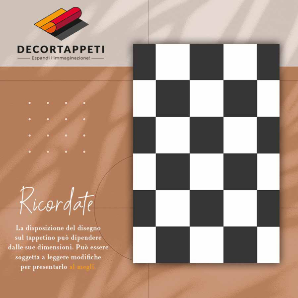 Tappeto vinile scacchiera