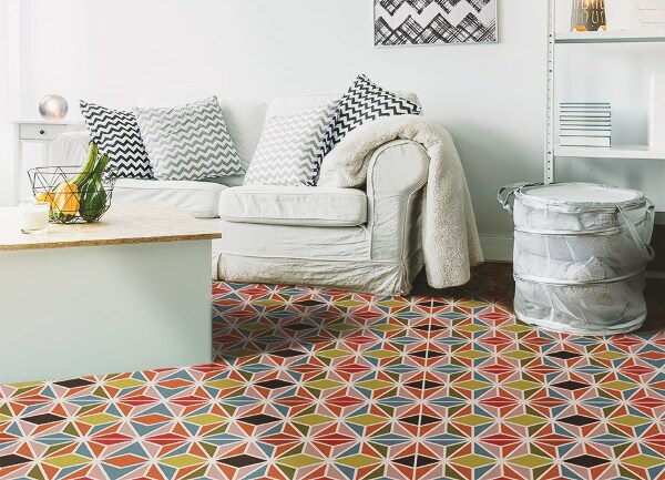 Tappeto vinile Kaleidoscopio astratto