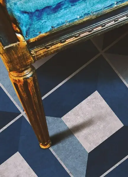 Tappeto in vinile Blocchi cubistici