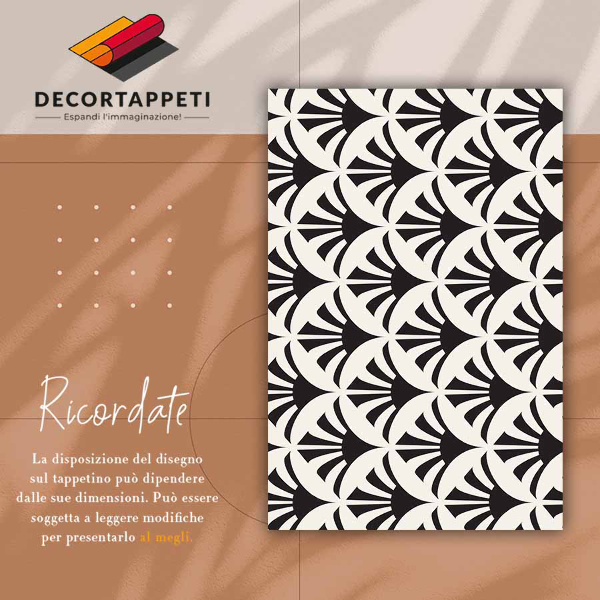 Passatoia in vinile Foglie geometriche