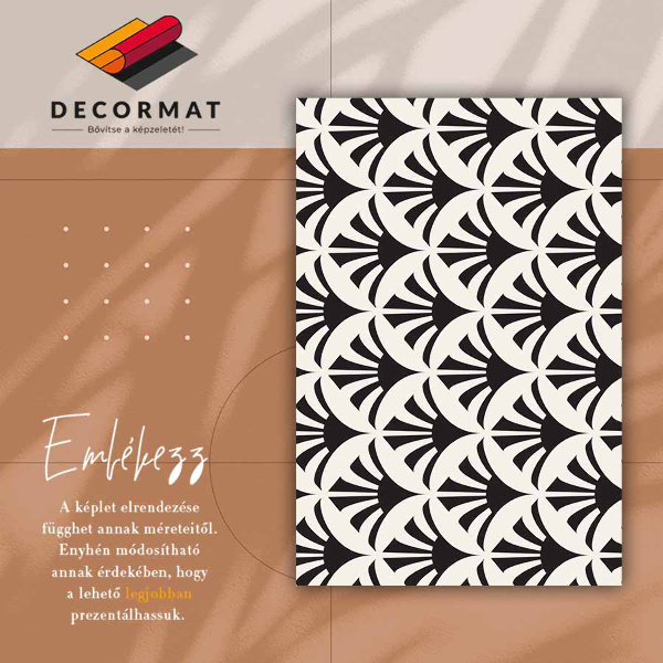 Passatoia in vinile Foglie geometriche