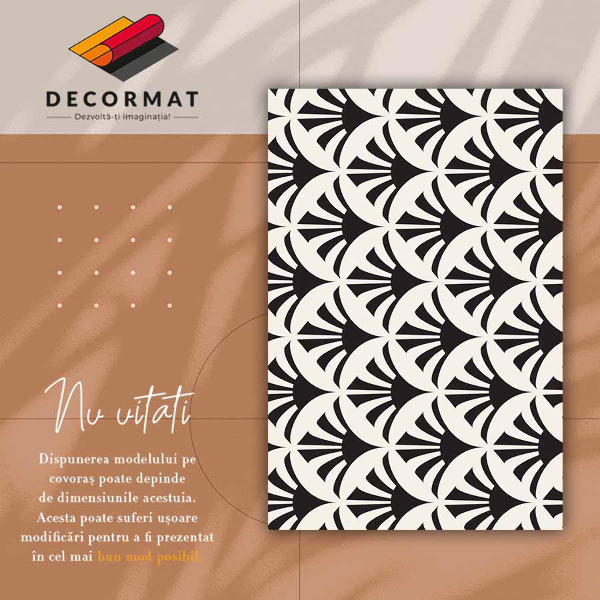 Passatoia in vinile Foglie geometriche