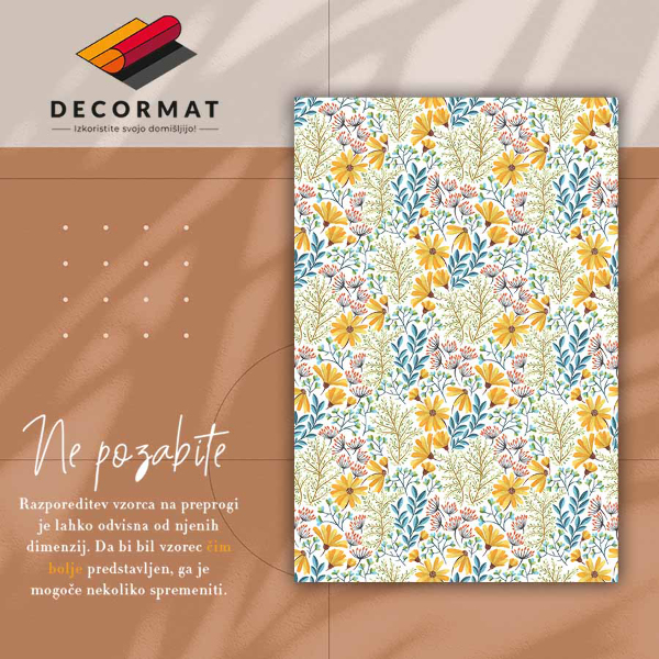 Tappeto pvc Fiori di primavera
