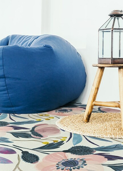 Tappeto vinile Fiori