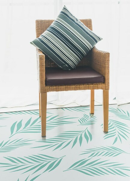 Tappeto pvc Foglie hawaiane