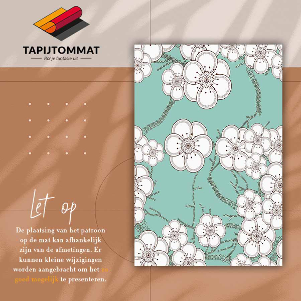 Tappeto in vinile Gemme geometriche