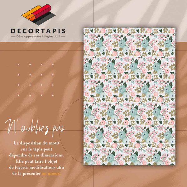 Tappeto in vinile Fiori
