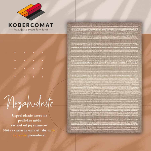 Passatoia vinile Tessuto beige