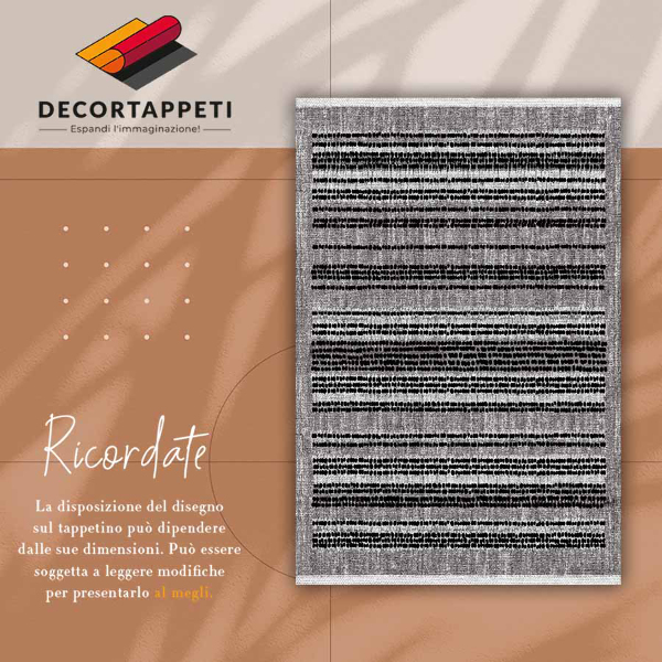 Tappeto vinile Strisce nere