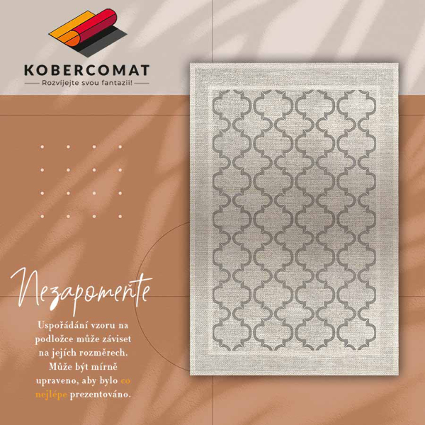 Tappeto in vinile Design marocchino