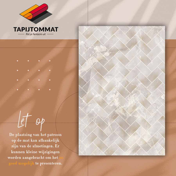 Tappeto pvc Pannelli di marmo