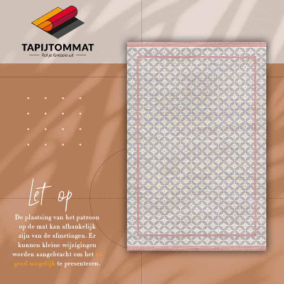 Tappeto in vinile Pattern esagonale