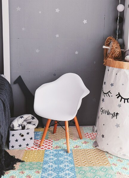 Tappeto vinile Patchwork pezzi diversi