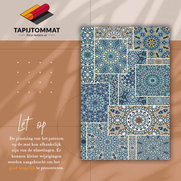 Tappeto in vinile Patchwork mandala