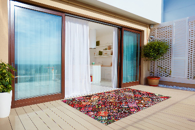 Tappeto balcone Patchwork A Mosaico