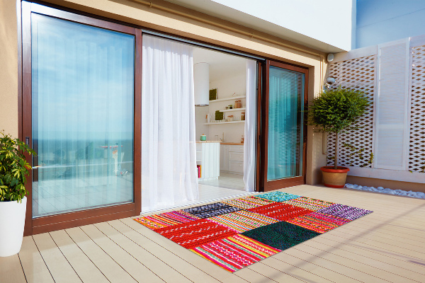 Tappeto balcone Patchwork Turco