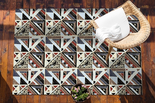 Tappeto esterno Mosaico Geometrico