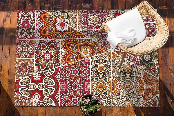 Tappeto per esterno Patchwork Etnico