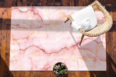 Tappeto per terrazzo Marmo Rosa