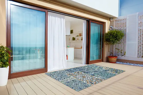 Tappeto balcone Patchwork Mandala