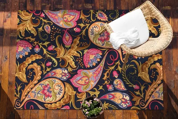 Tappeto per esterno Paisley Colorato