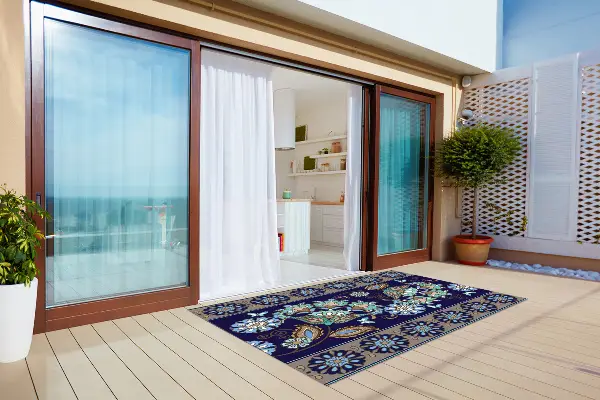 Tappeto balcone Ornamento Floreale