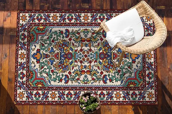 Tappeto da giardino Disegni Multicolore