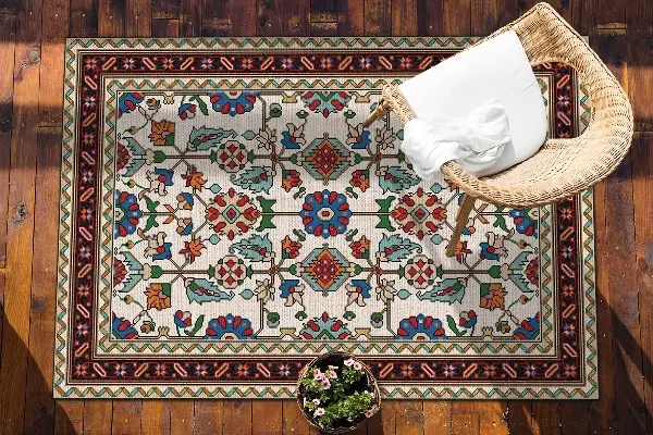 Tappeto esterno Mosaico Floristico