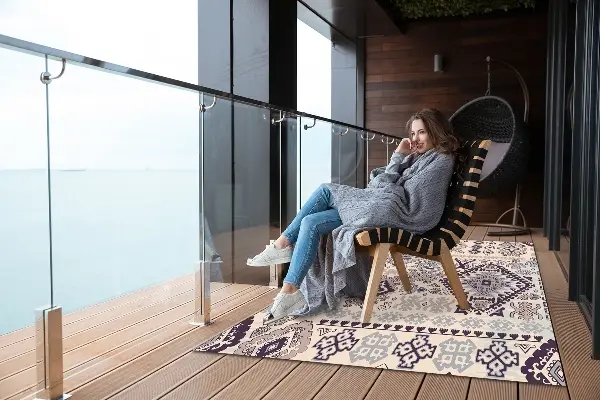 Tappeto balcone Texture Arazzo