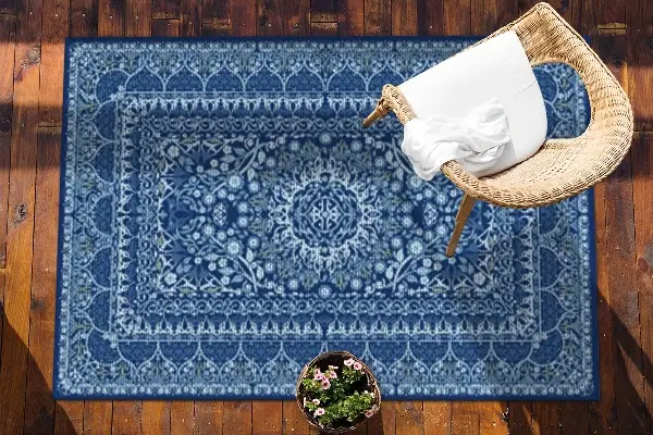 Tappeto esterno Stile Antico Blu