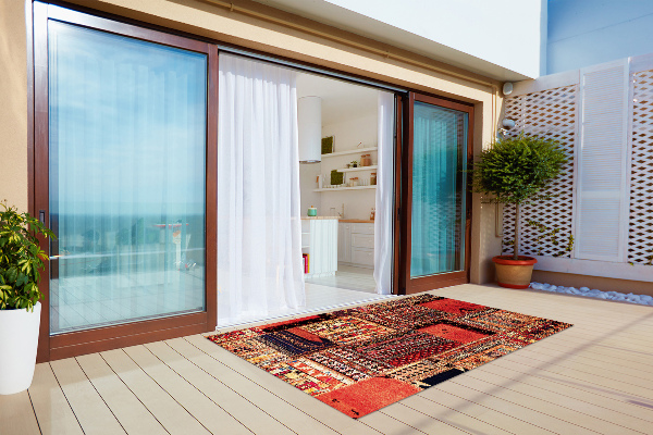 Tappeto esterno Astrazione Patchwork