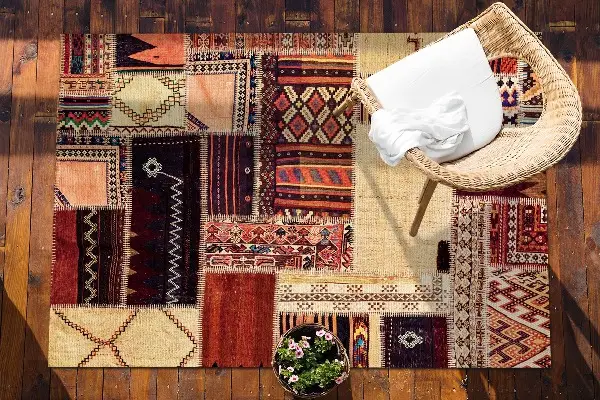 Tappeto da esterno Patchwork Astratto
