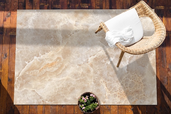 Tappeto per terrazzo Marmo Arrugginito