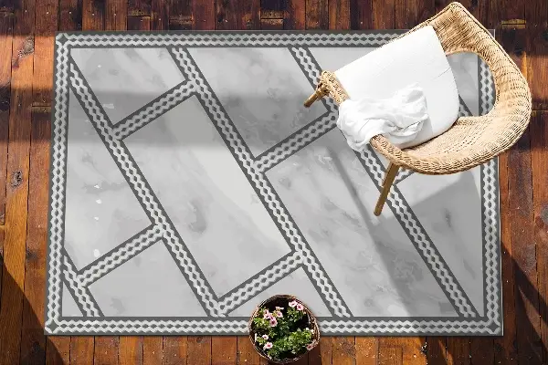 Tappeto da esterno Piastrelle Di Marmo Decorative
