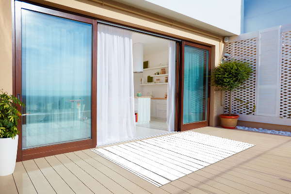 Tappeto balcone Vecchie Schede Bianche
