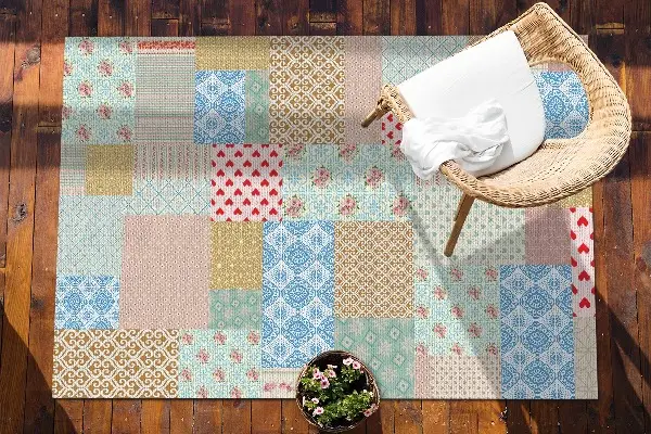 Tappeto esterno Patchwork Pezzi Diversi