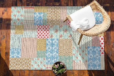 Tappeto esterno Patchwork Pezzi Diversi