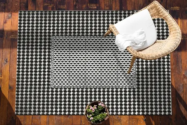 Tappeto esterno Pattern 3D