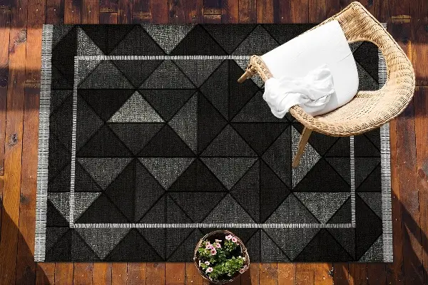 Tappeto balcone Triangoli Dell'Effetto 3D
