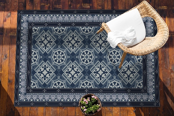 Tappeto da giardino Navy Blue Talavera