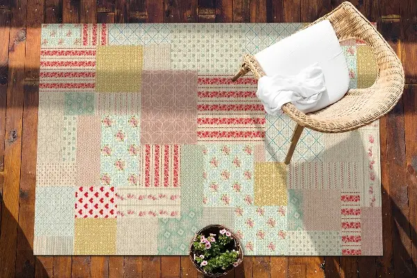Tappeto esterno Patchwork Colorato